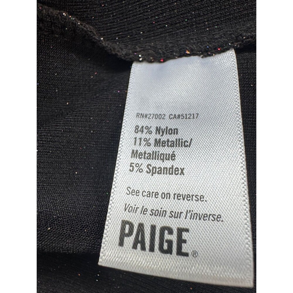 PAIGE Lucielle Longsleeve Stretchy Lurex Metallic Wrap Size XS - Picture 6 of 8